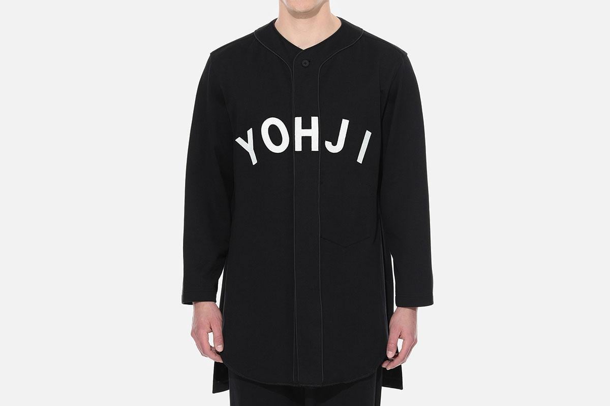 adidas Originals Y-3 Yohji Letter Baseball Shirt 